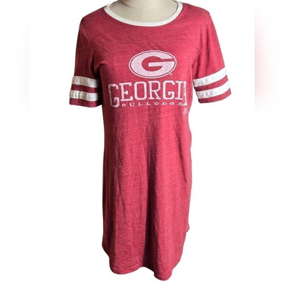 No Brand Dresses & Skirts - LJ & Co. Georgia Bulldogs Red and White Tee Shirt Dress